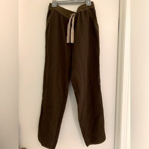 Wilfred crepe silk ankle pants